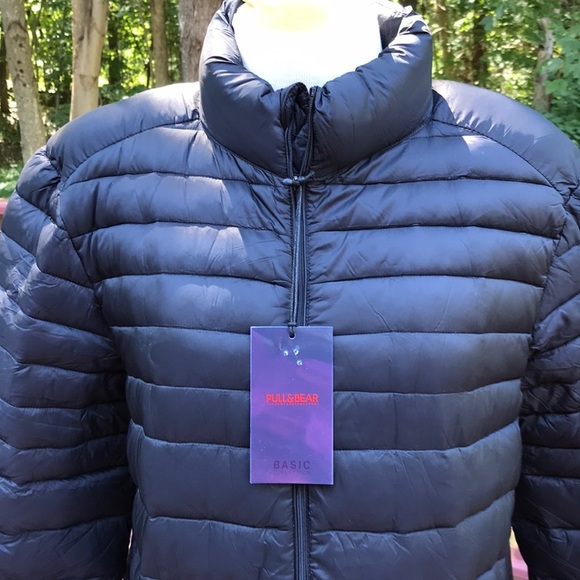 NWT! Pull & Bear large black snow jacket . - Picture 2 of 10